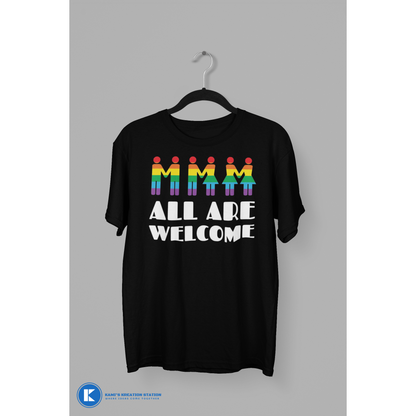 All Are Welcome Unisex PRIDE T-Shirt