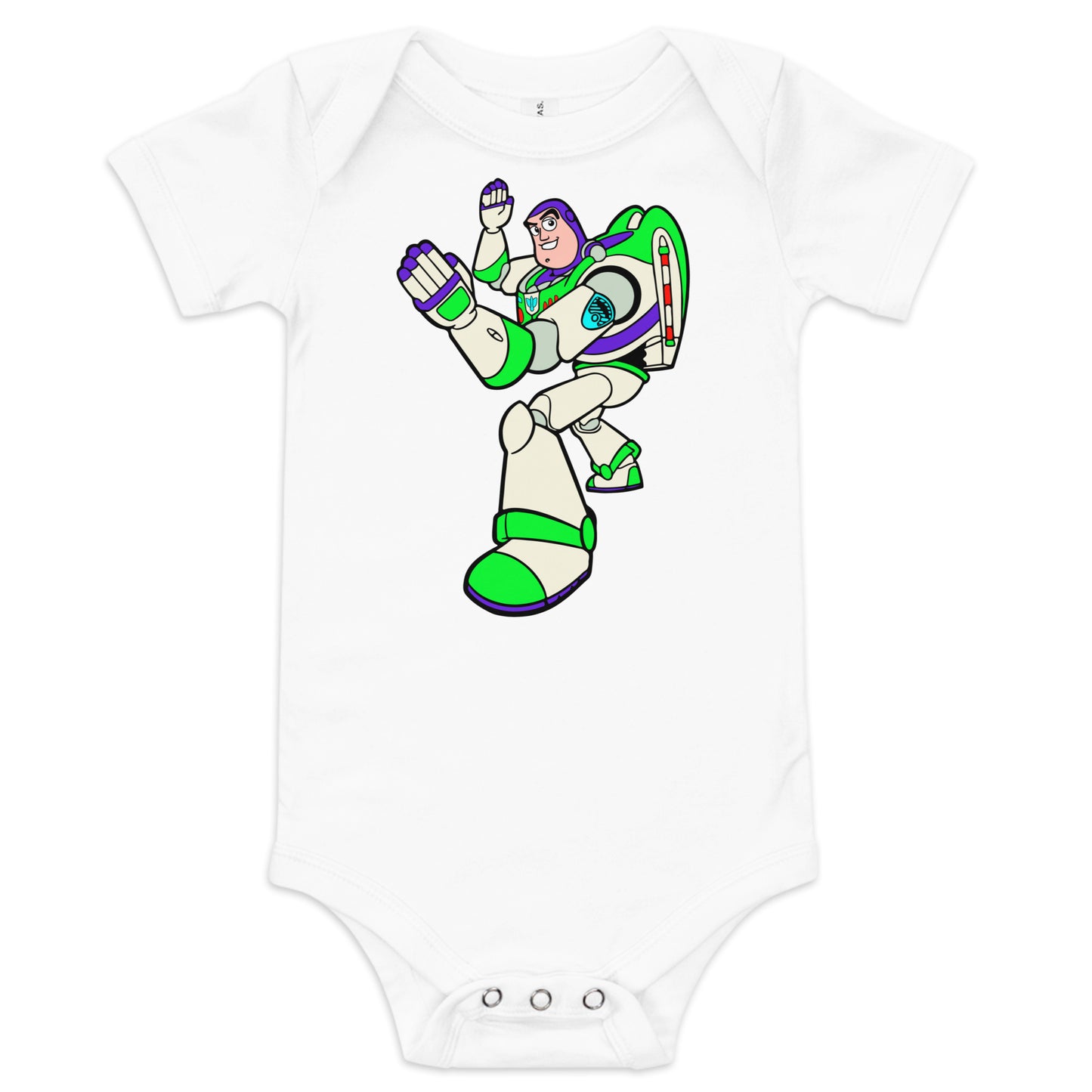 Buzz-Lightyear Toy Story Movie Infant Onesie