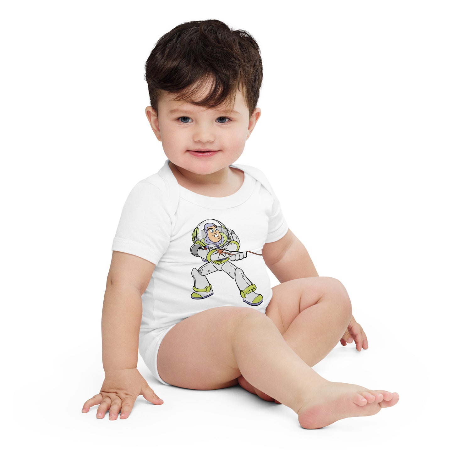 Buzz-Lightyear Toy Story Movie Infant Onesie