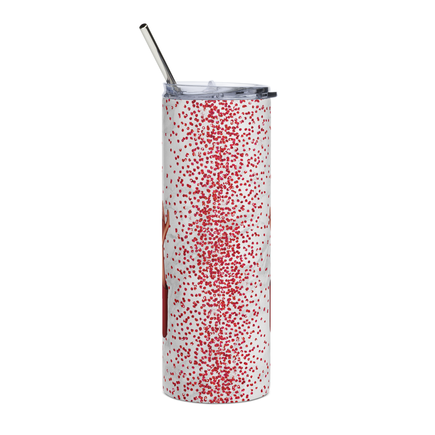 Lady In Red 20 oz. Skinny Tumbler