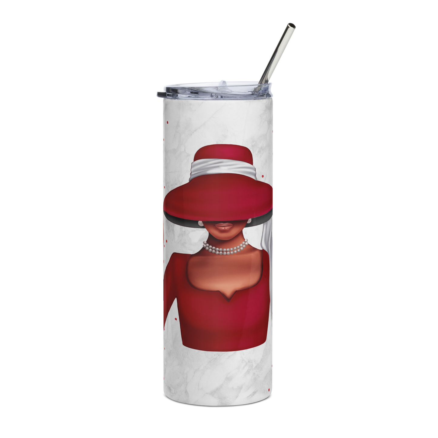 Lady In Red 20 oz. Skinny Tumbler