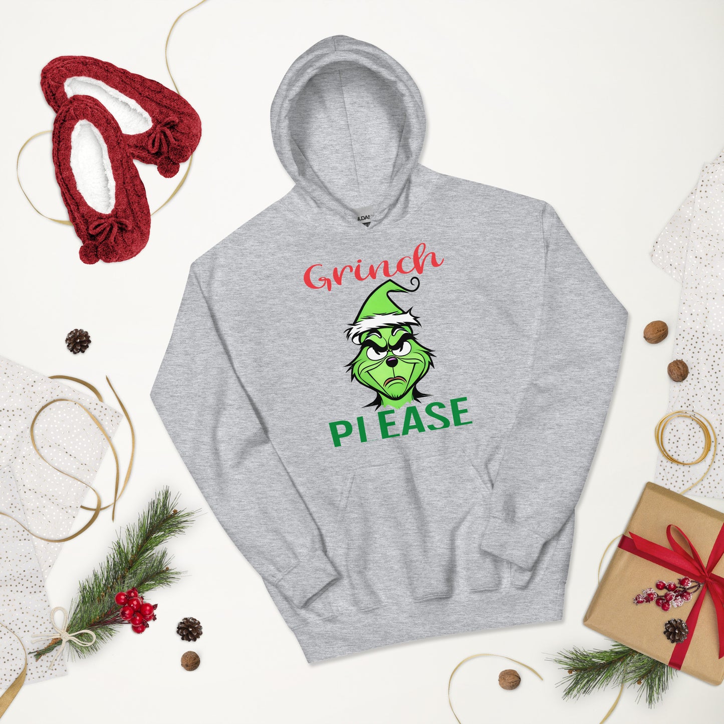 Grinch Please Unisex Hoodie