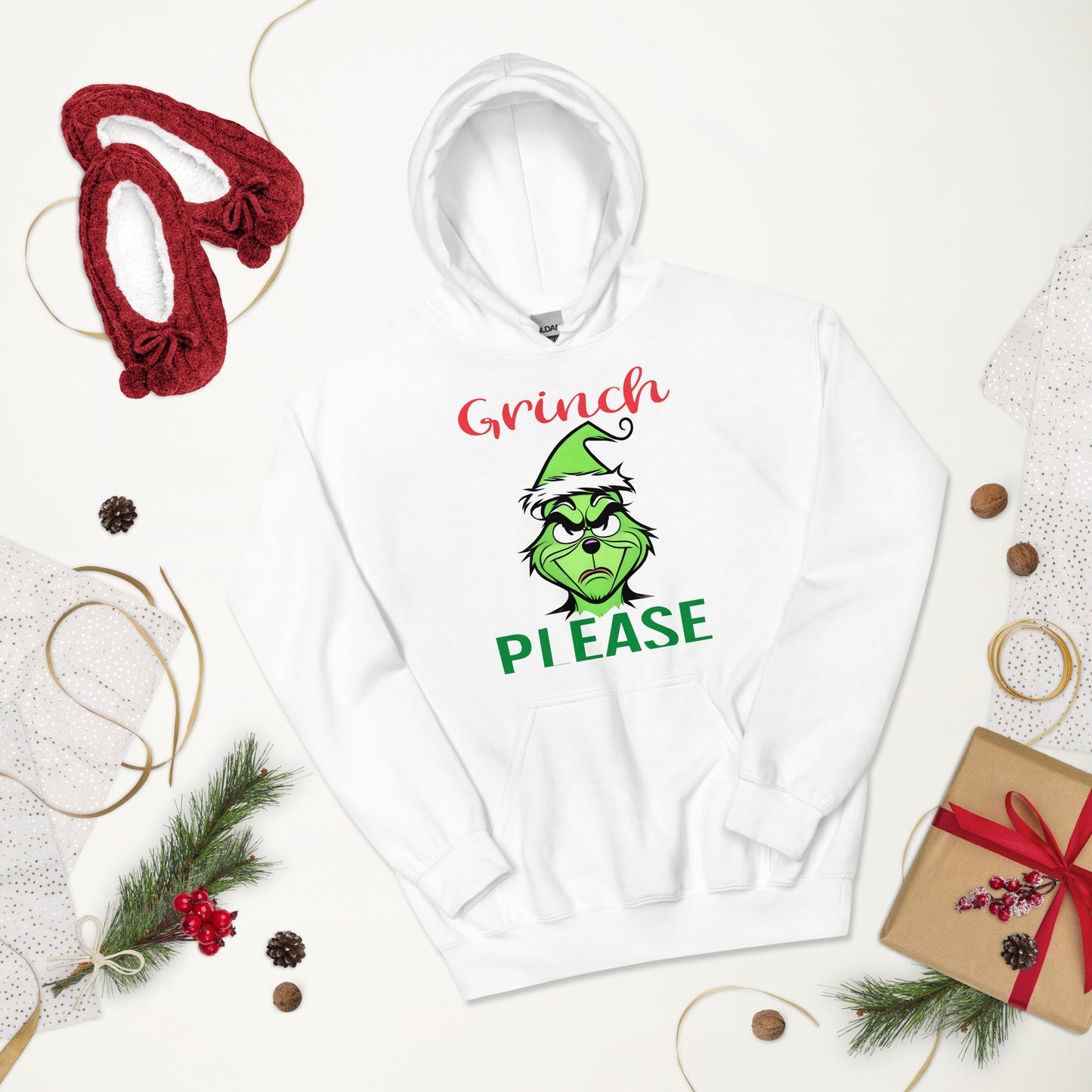 Grinch Please Unisex Hoodie