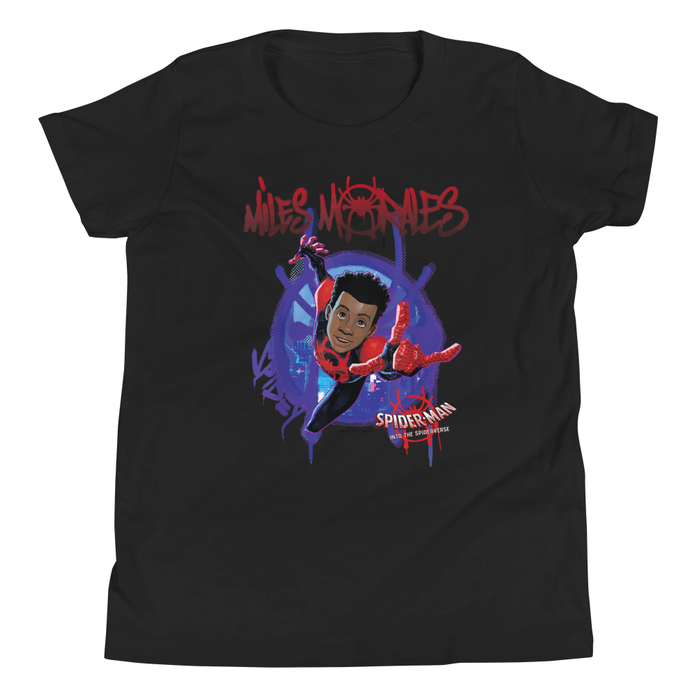 Miles Morales Across the Spider-Verse Youth Short Sleeve T-Shirt