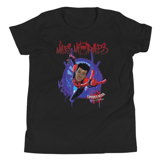 Miles Morales Across the Spider-Verse Youth Short Sleeve T-Shirt