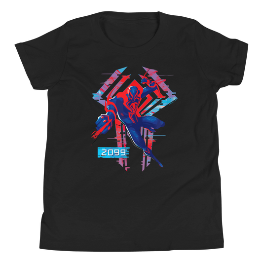 Spider-verse 2099 Youth Short Sleeve T-Shirt