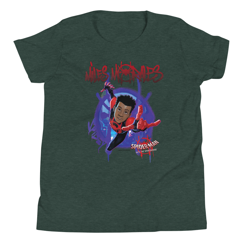 Miles Morales Across the Spider-Verse Youth Short Sleeve T-Shirt