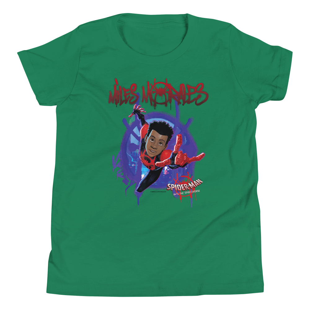 Miles Morales Across the Spider-Verse Youth Short Sleeve T-Shirt