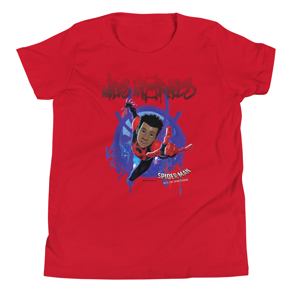 Miles Morales Across the Spider-Verse Youth Short Sleeve T-Shirt