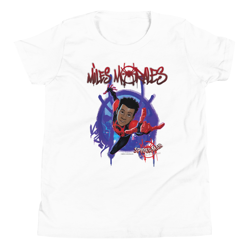 Miles Morales Across the Spider-Verse Youth Short Sleeve T-Shirt