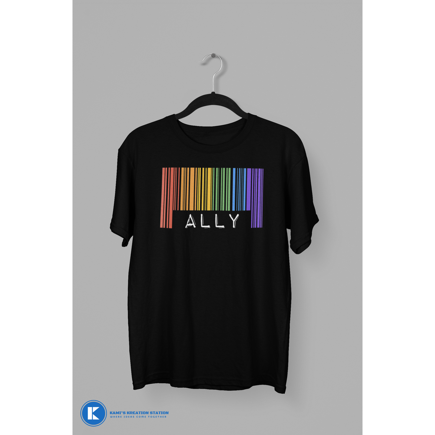 Ally Barcode Unisex PRIDE T-Shirt