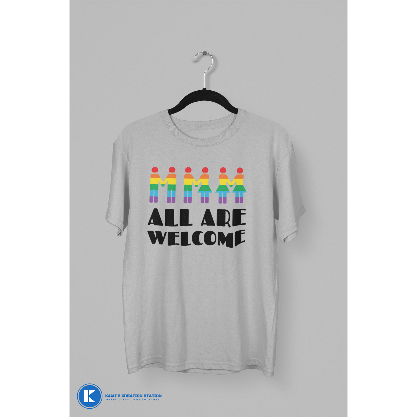 All Are Welcome Unisex PRIDE T-Shirt