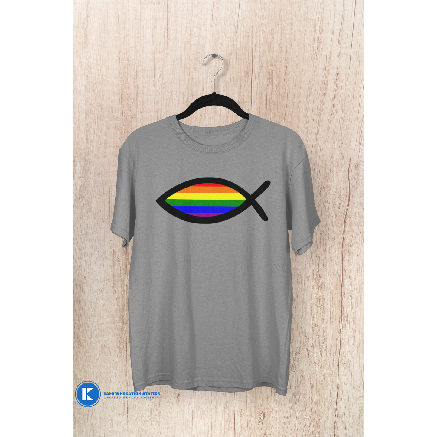 Gay Pride Christian Fish Pride T-Shirt