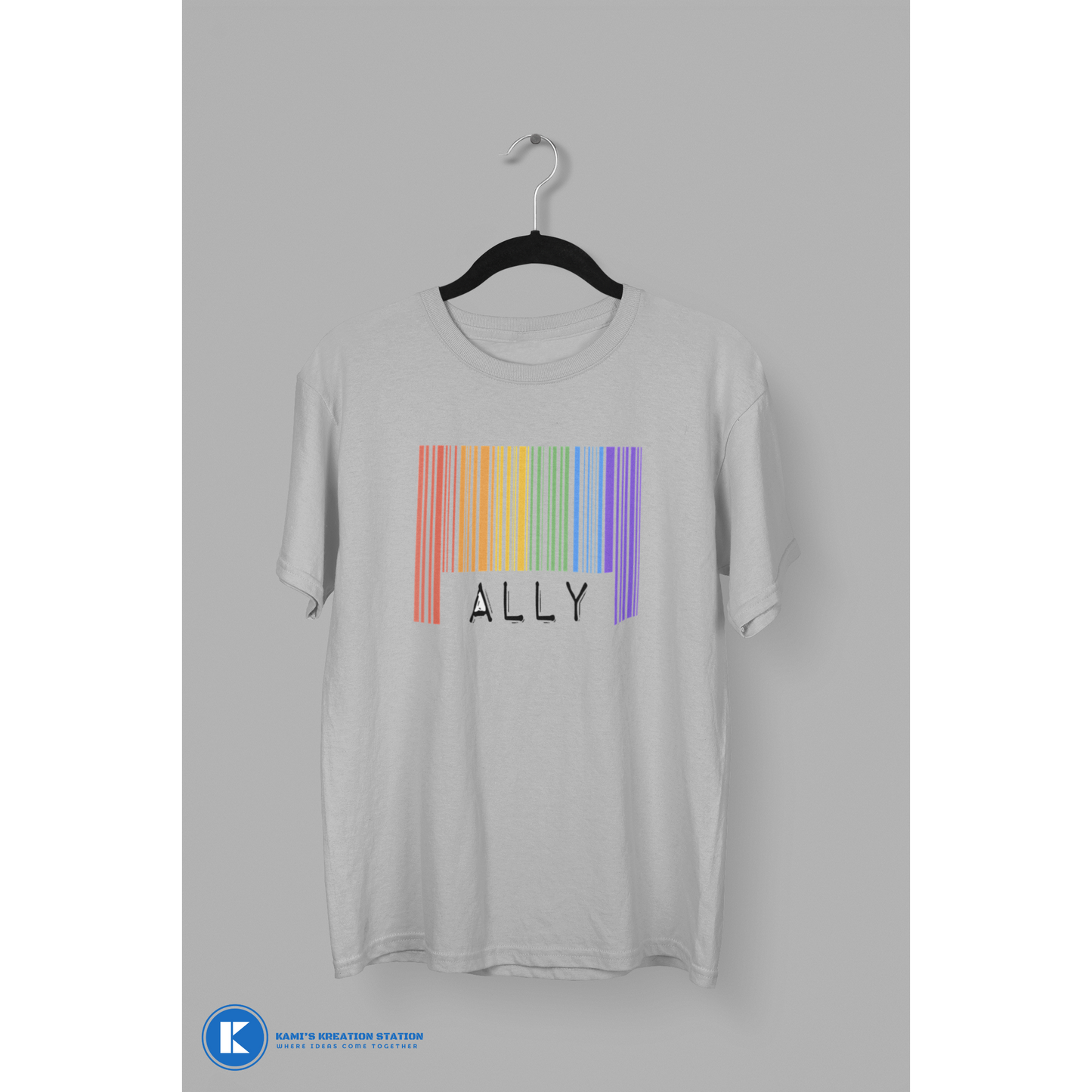 Ally Barcode Unisex PRIDE T-Shirt