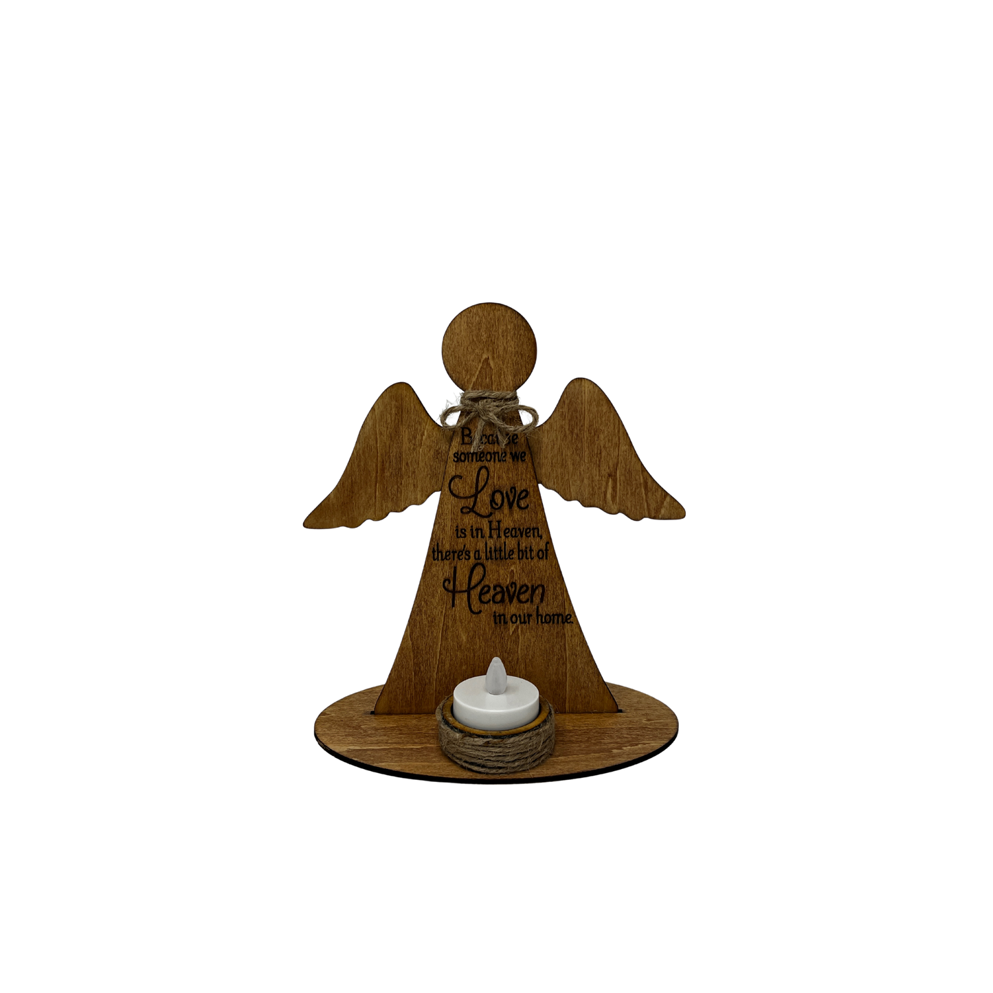 Memorial Angel Tea Light Holder