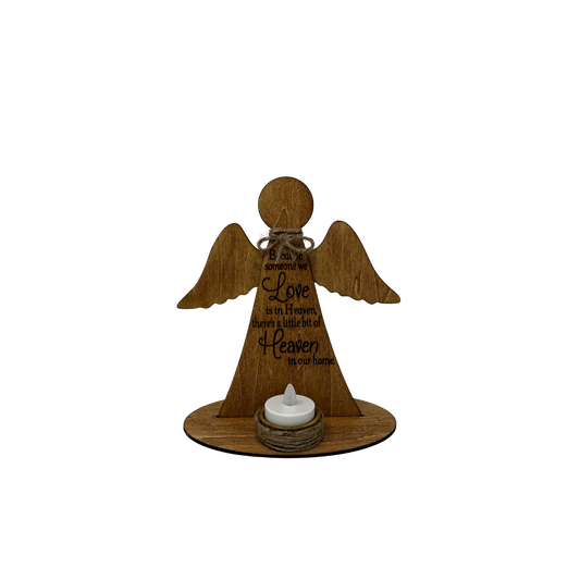 Memorial Angel Tea Light Holder