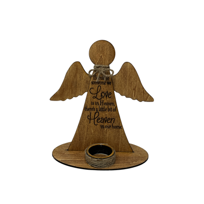 Memorial Angel Tea Light Holder