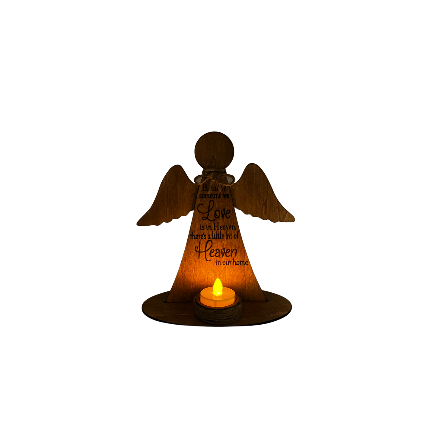 Memorial Angel Tea Light Holder