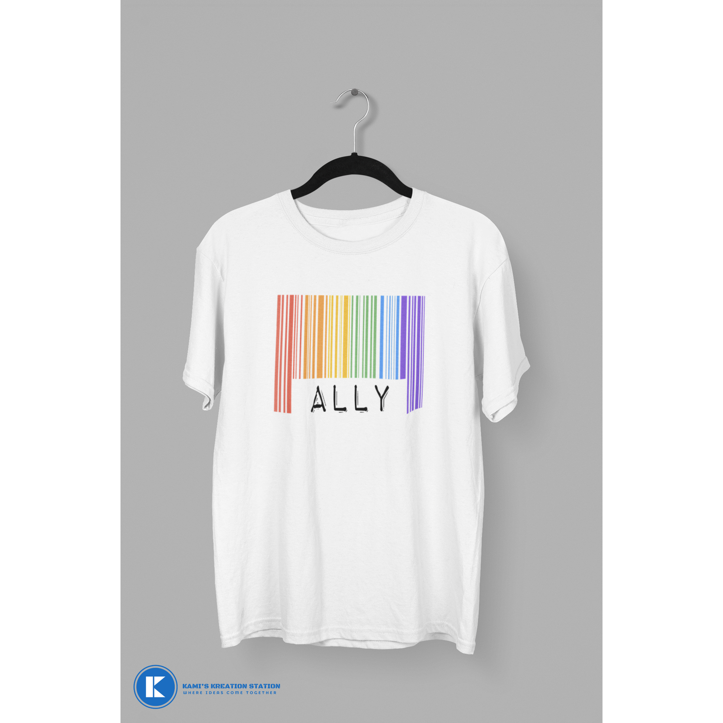 Ally Barcode Unisex PRIDE T-Shirt