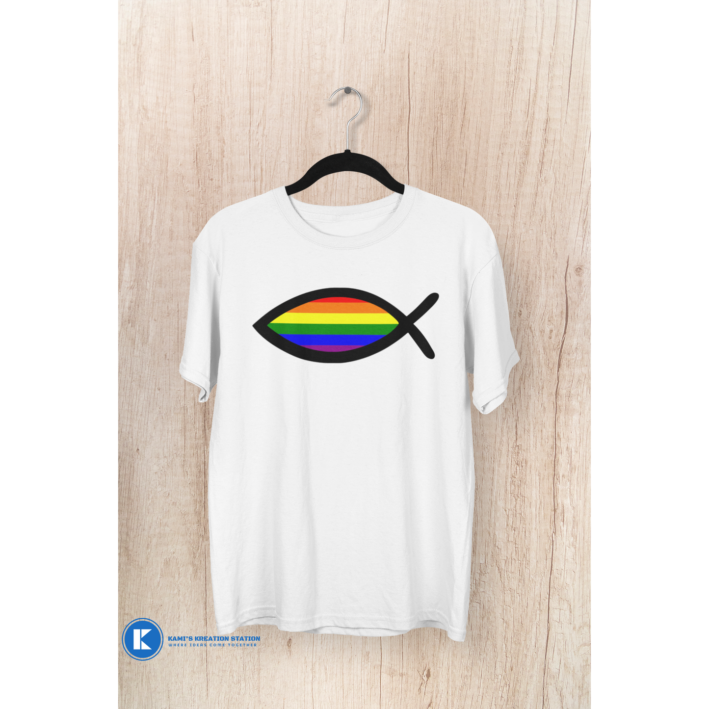 Gay Pride Christian Fish Pride T-Shirt