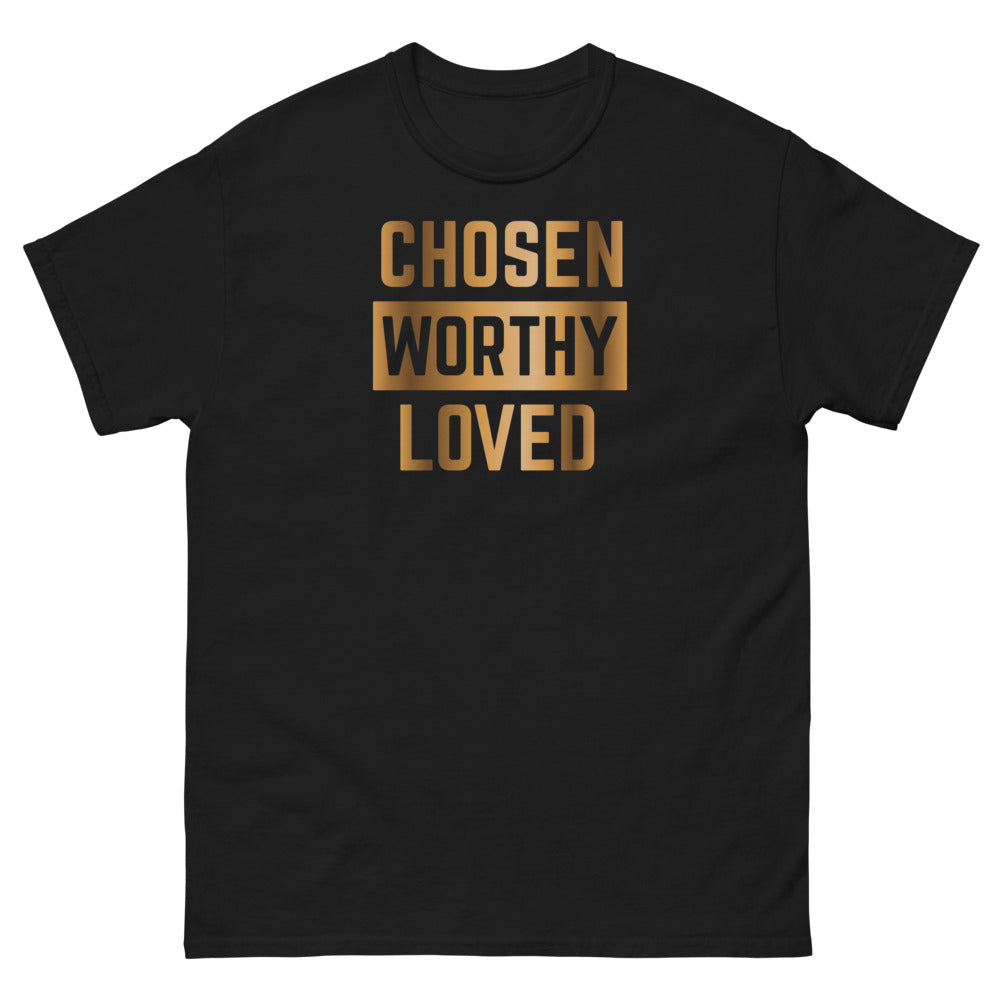 Chosen Worthy Loved Christian T-shirt